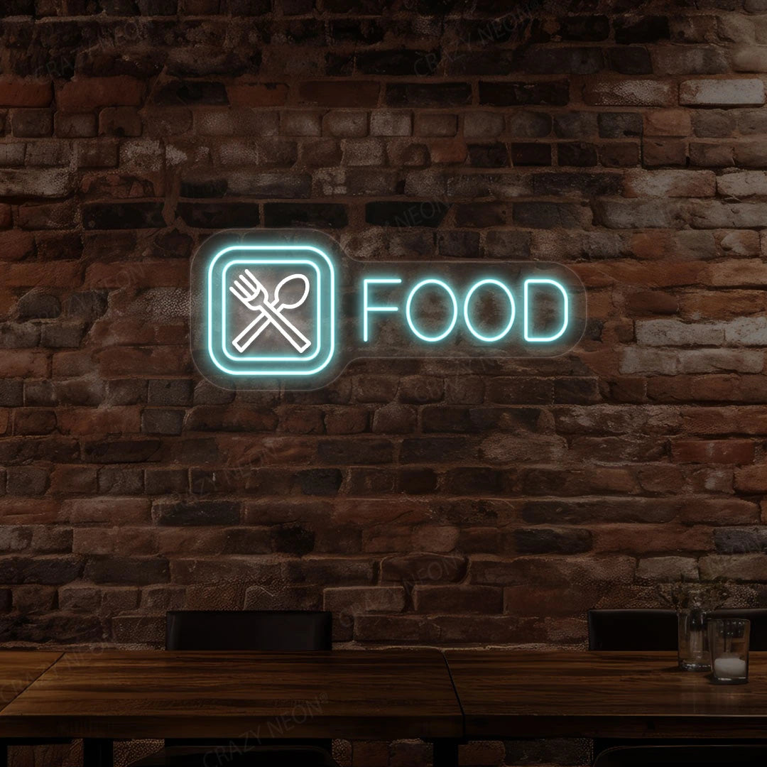 Spoon and Fork Personalized Neon Sign image 6