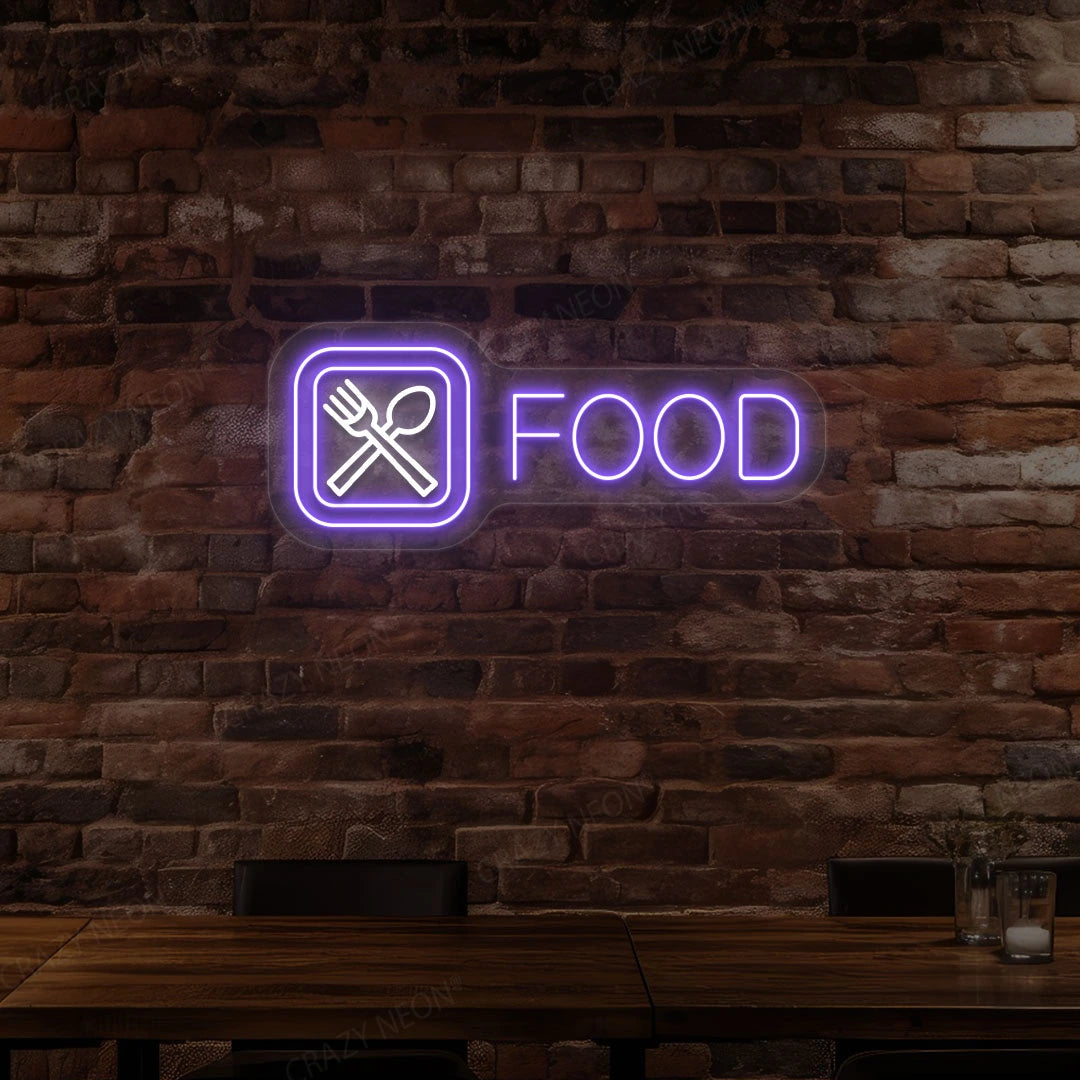 Spoon and Fork Personalized Neon Sign image 7