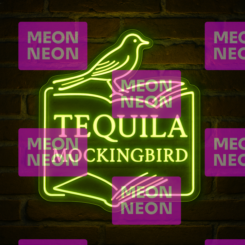Tequila Mockingbird LED Neon Sign