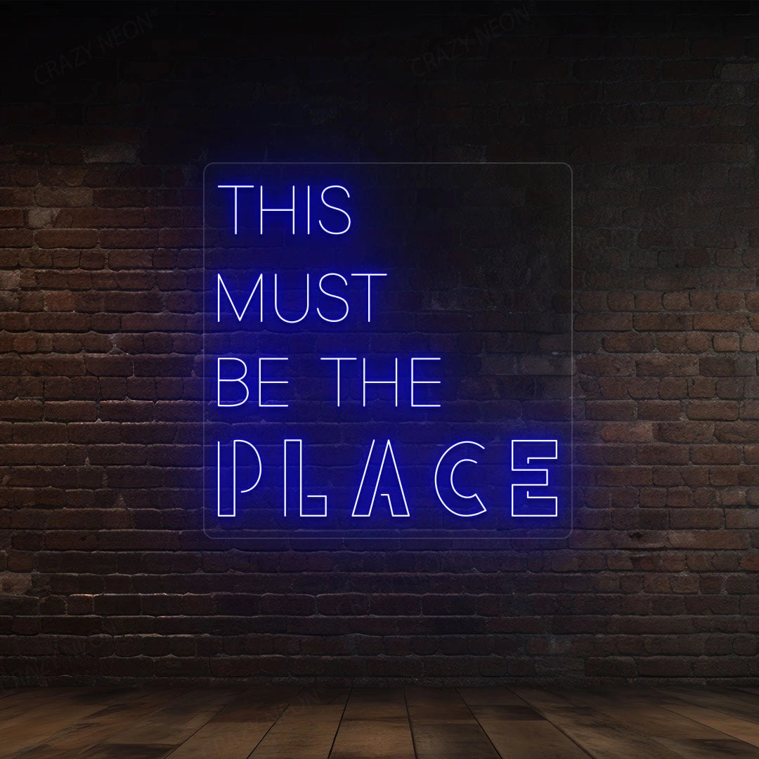 This Must Be The Place Sign image 4