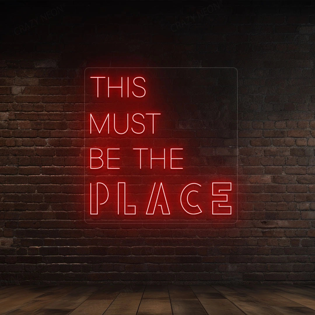 This Must Be The Place Sign image 8