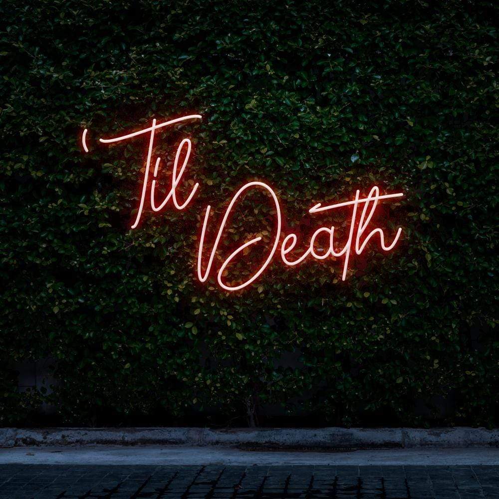 "Til Death" Neon Sign image 5