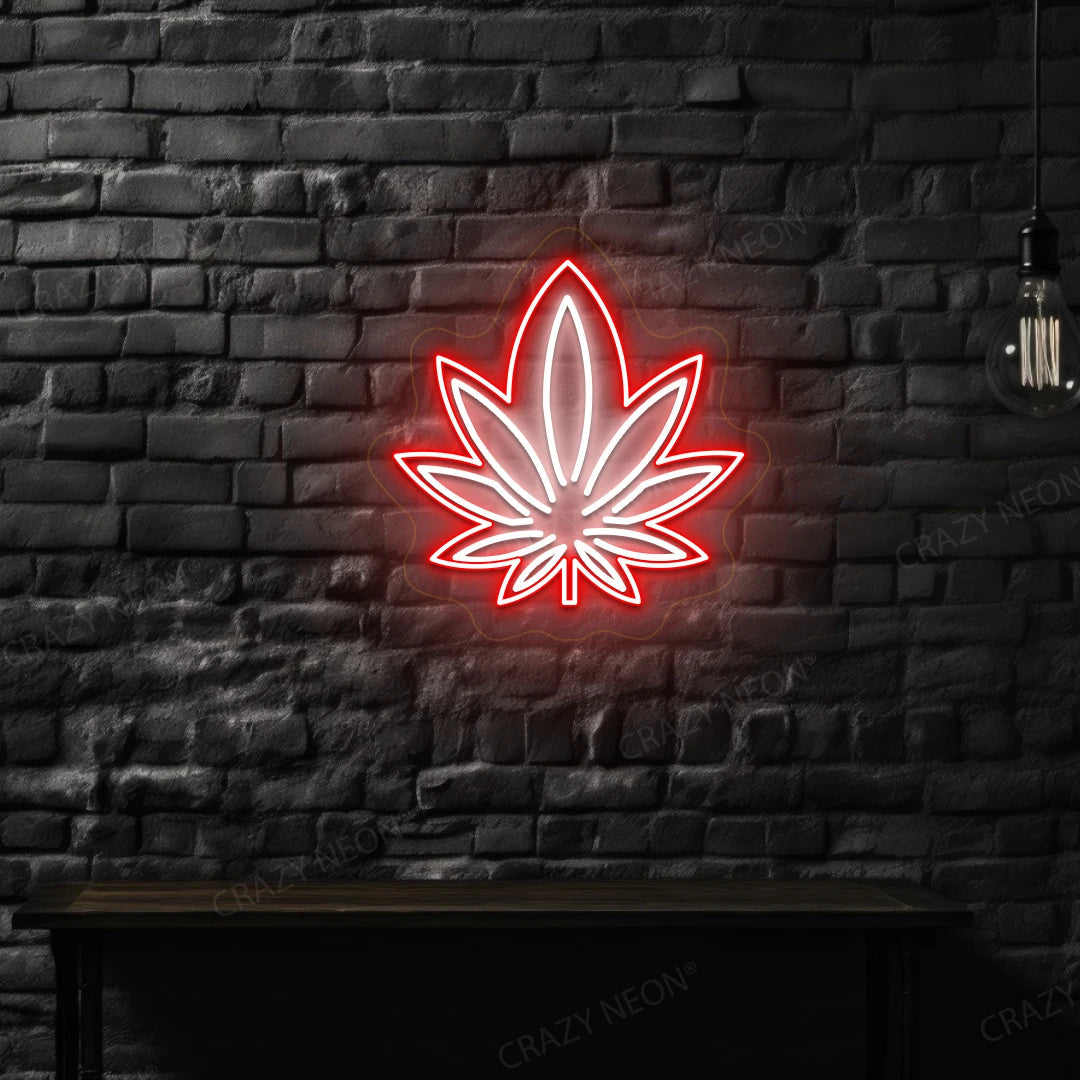 Trippy Weed Neon Sign image 2