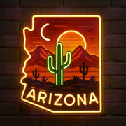 Twilight Desert - Arizona Evening Sky Neon Sign - MEON NEON