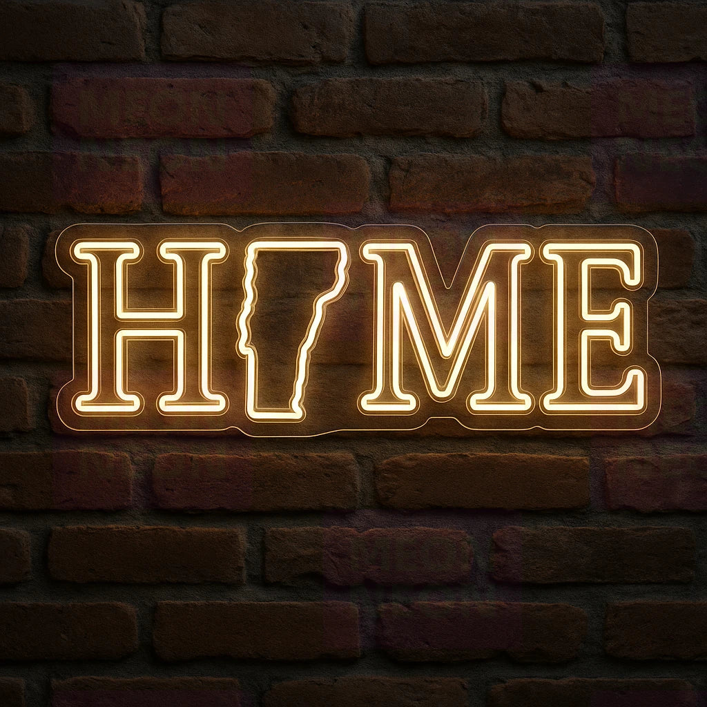 VT Home Outline LED Neon Sign