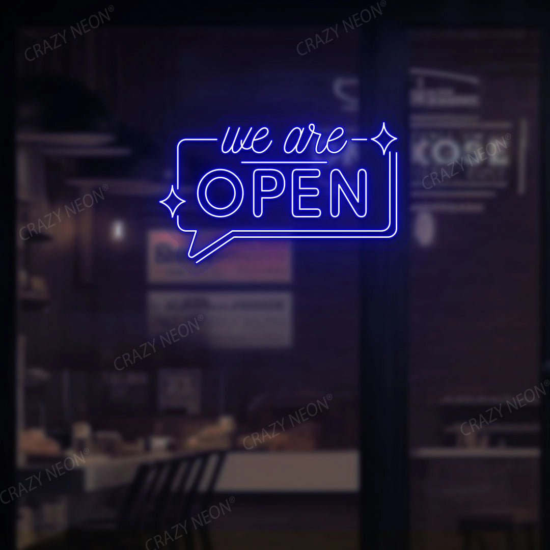 We are Open Sign in Message Box image 5