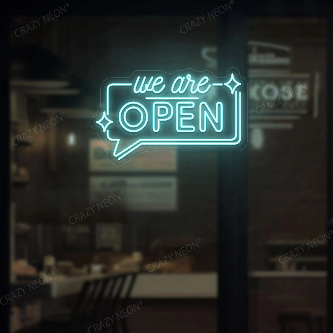 We are Open Sign in Message Box image 6