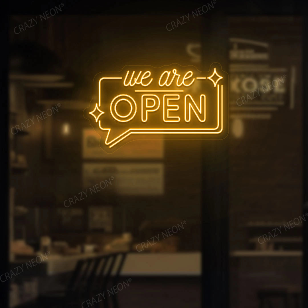 We are Open Sign in Message Box image 7