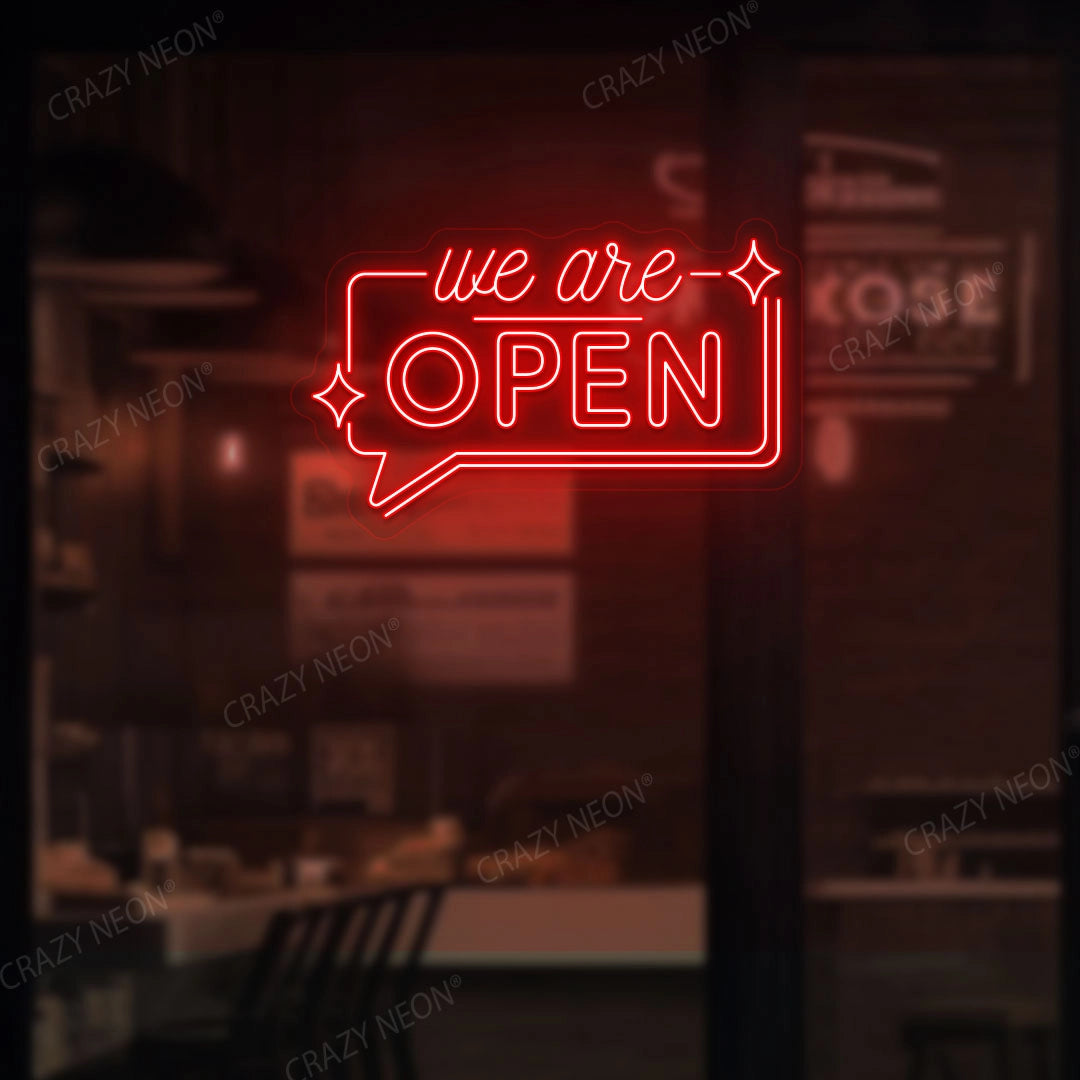 We are Open Sign in Message Box image 8