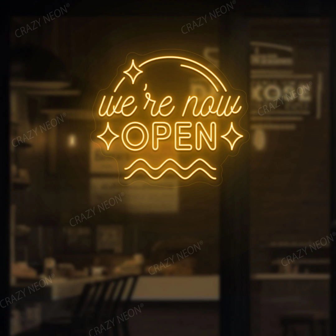 We're Now Open Sign image 7