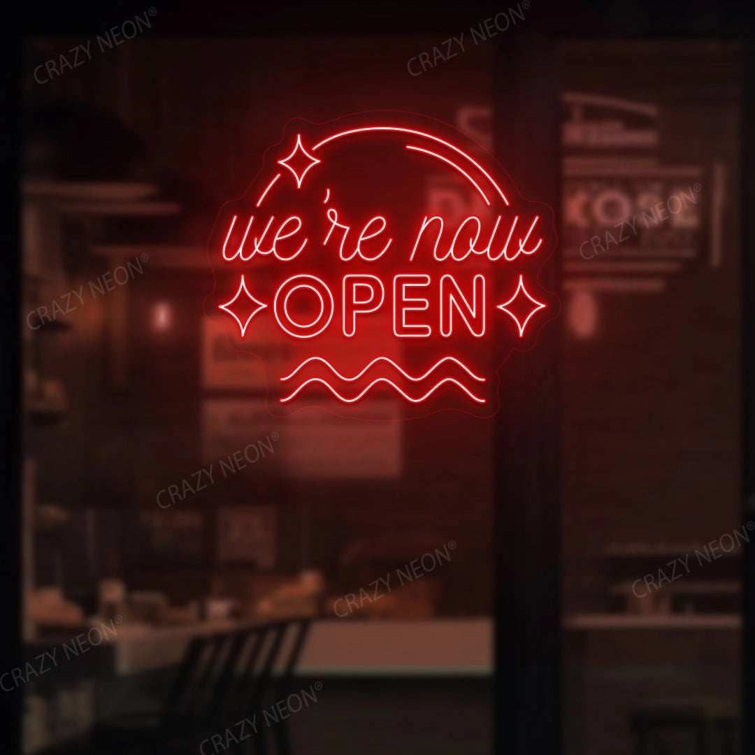 We're Now Open Sign image 8
