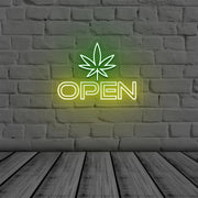 Weed Open Sign image 0