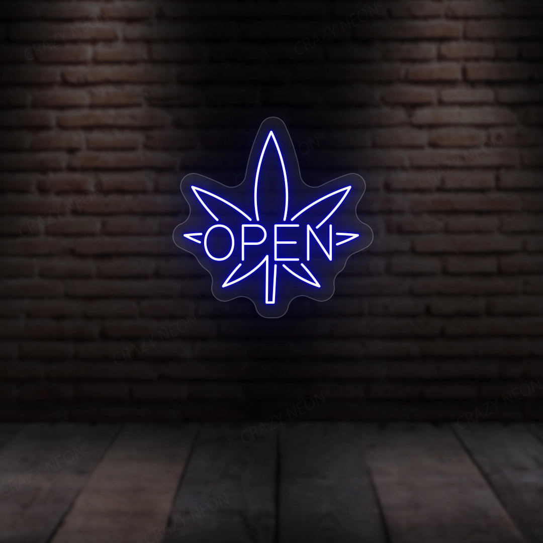 Weed Open Neon Sign image 9