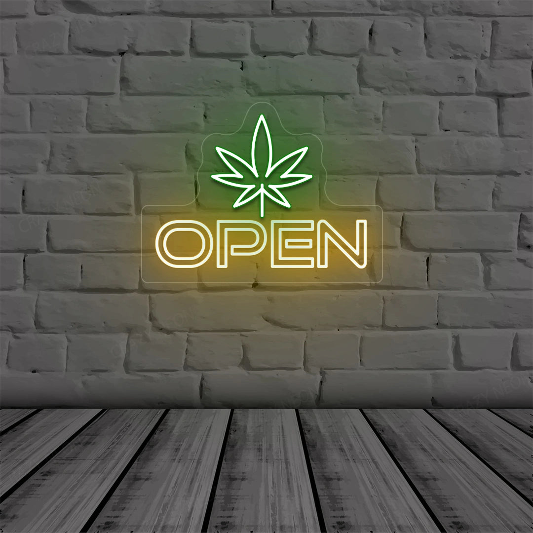 Weed Open Sign image 6