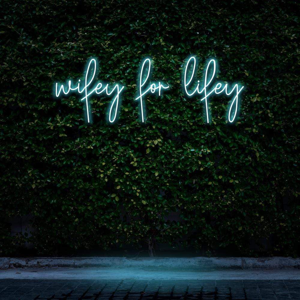 "Wifey For Lifey" Neon Sign image 7