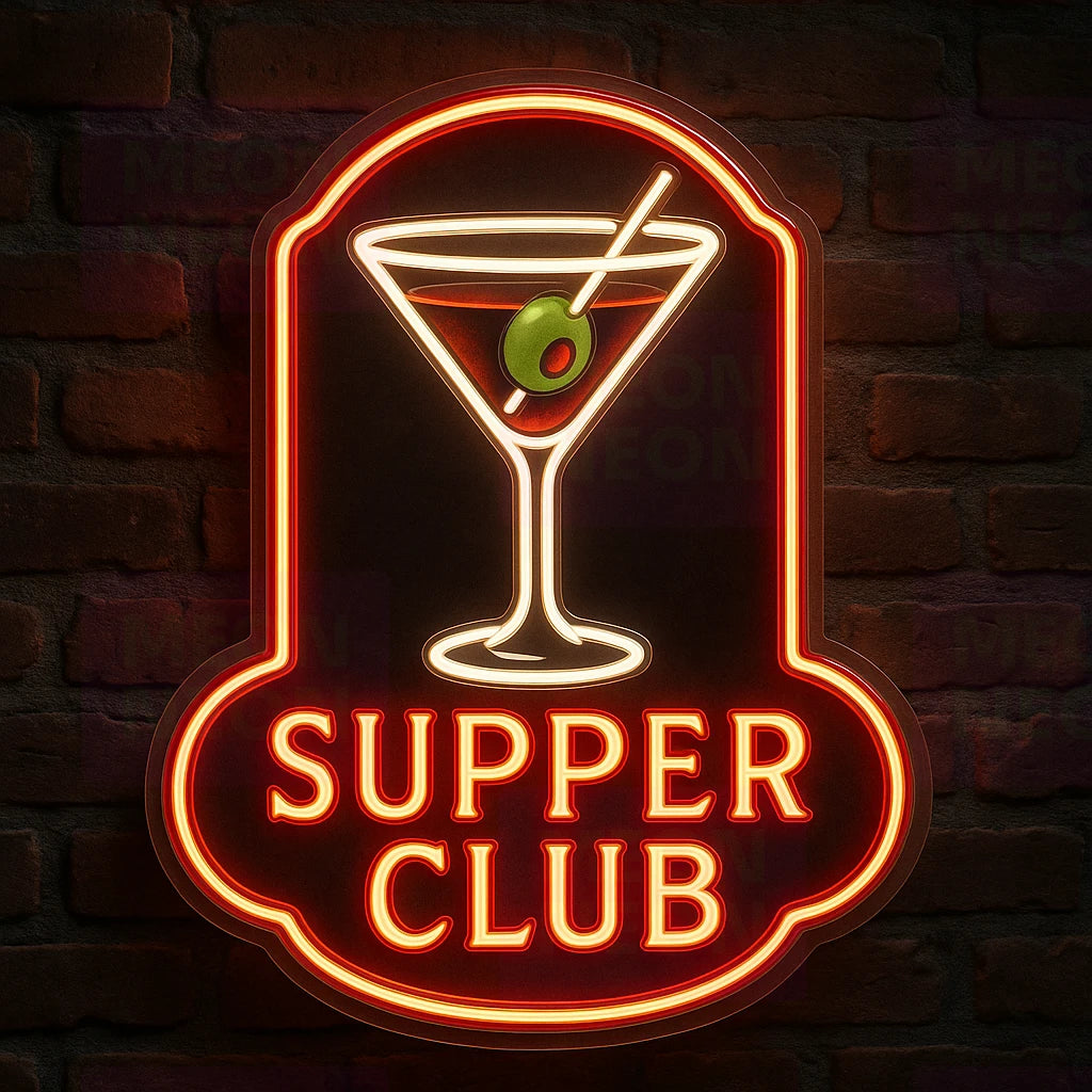 Wisconsin Supper Club LED Neon Sign