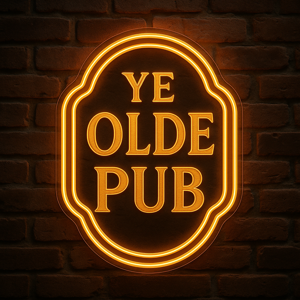 Ye Olde Pub Sign LED Neon Sign
