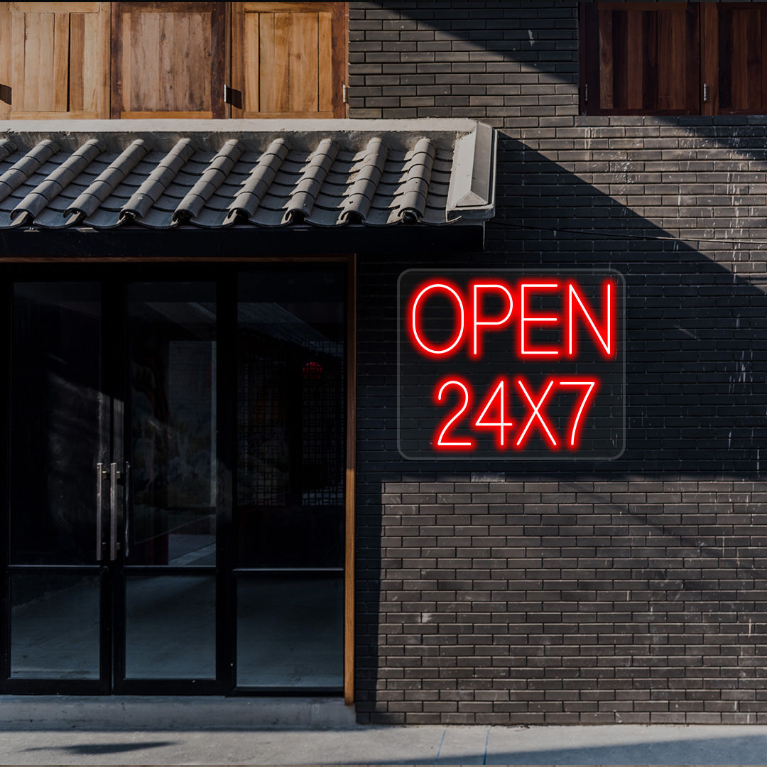 Open 24x7 Sign image 9