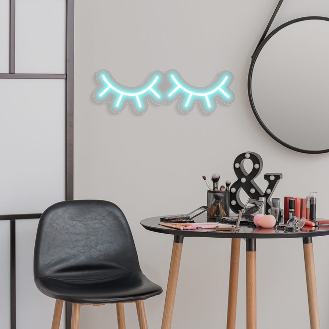 Eye Lashes Neon Sign image 5