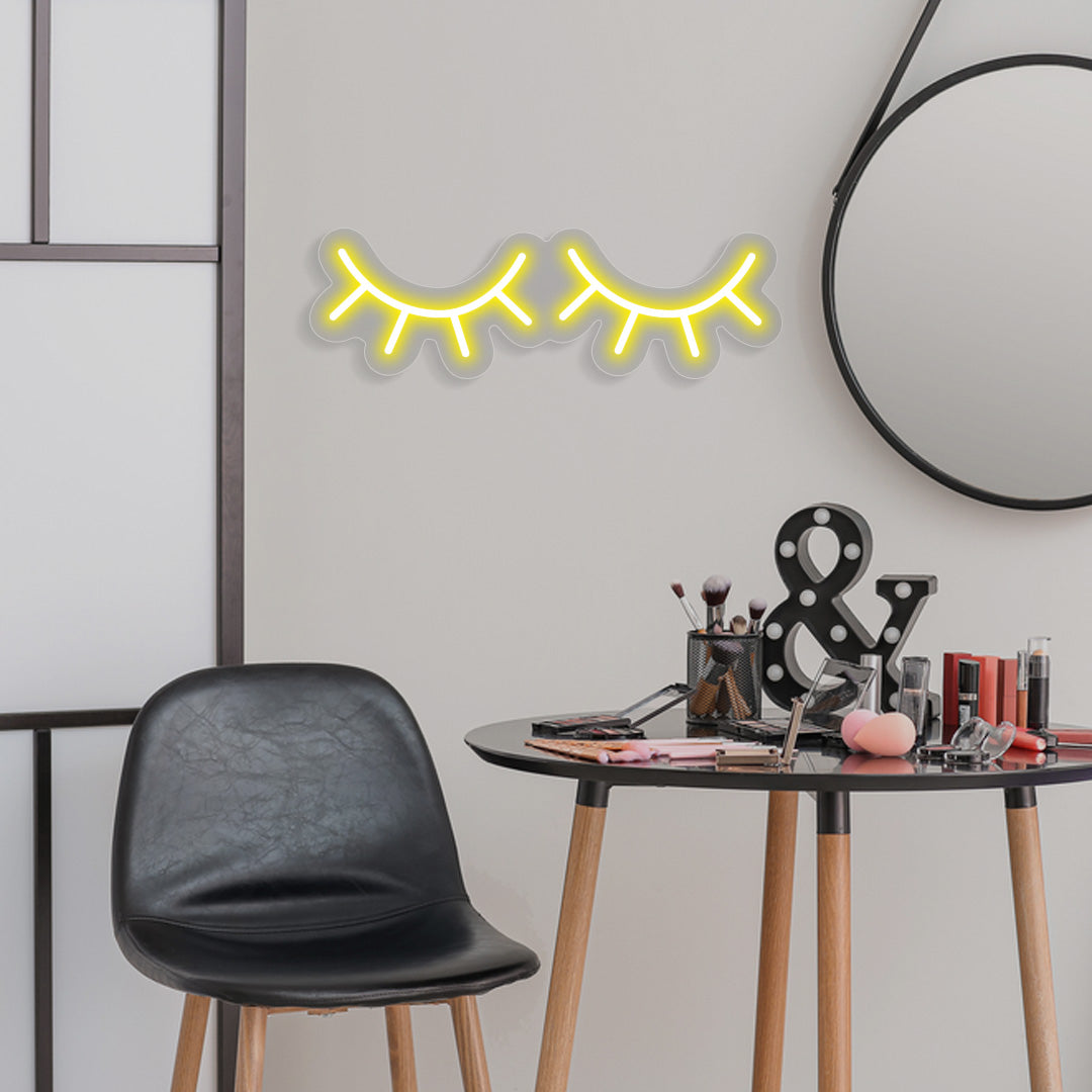 Eye Lashes Neon Sign image 8