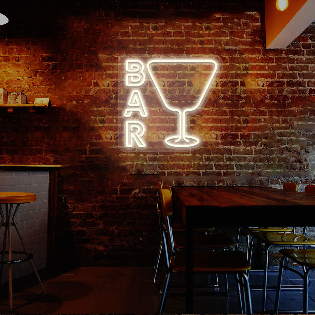 Bar and Glass Neon Sign image 9