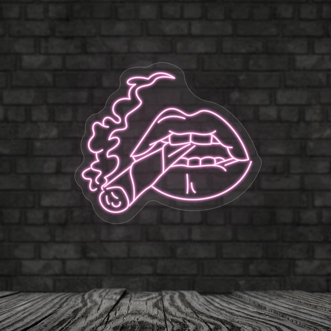 Cigarette in Mouth Neon Sign image 5