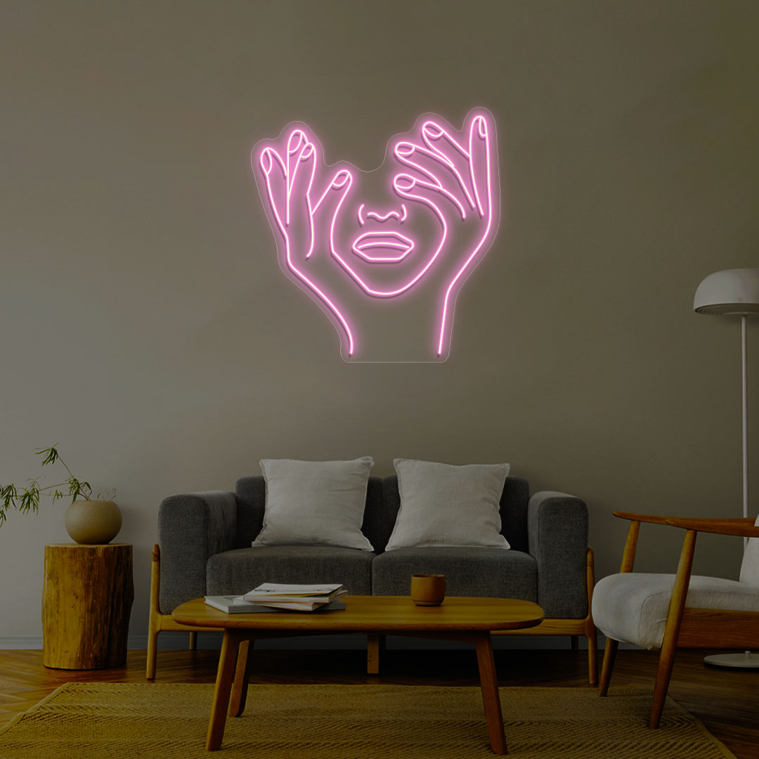 Aesthetic Face Neon Sign image 3