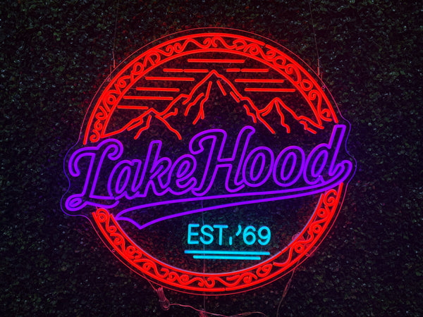 Lakehood Custom Neon Sign