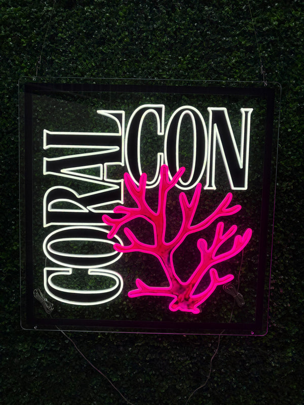 Coral Con Event Custom Neon Sign