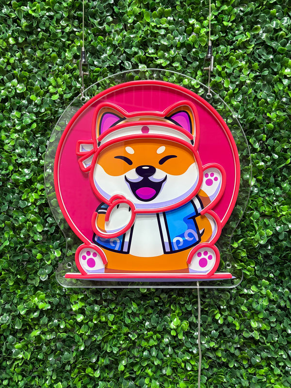 Shiba Dog Custom Neon Sign
