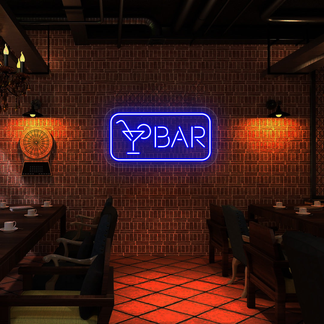 Cocktail Glass Bar Neon Sign image 6