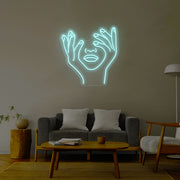 Aesthetic Face Neon Sign image 0