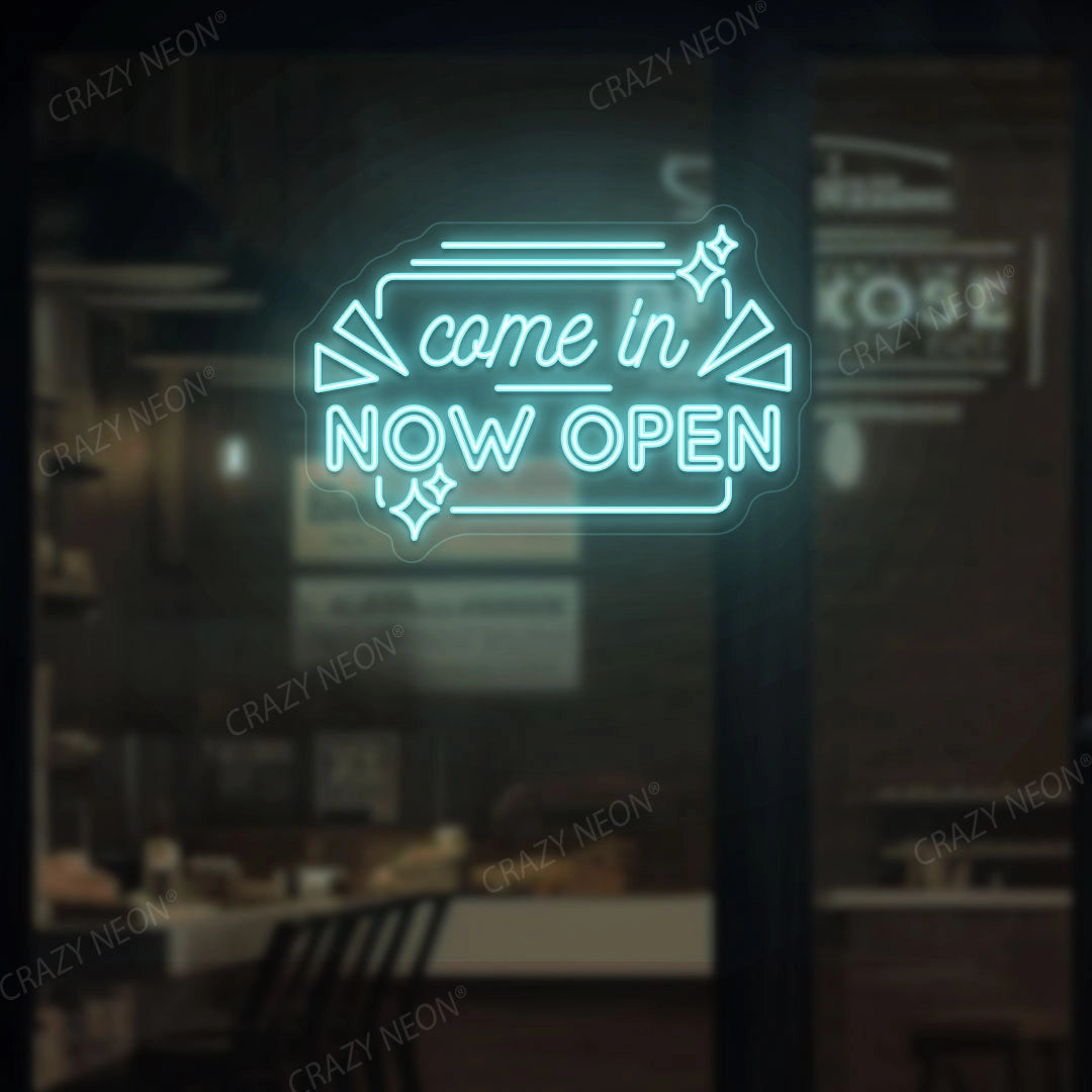 Come in Now Open Sign image 6