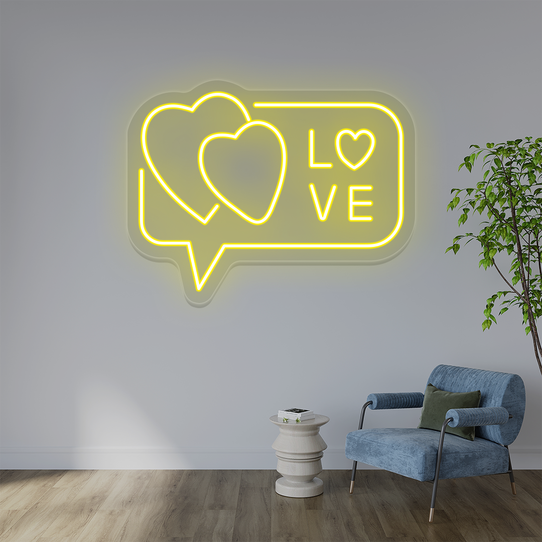 Love Hearts Neon Sign image 5