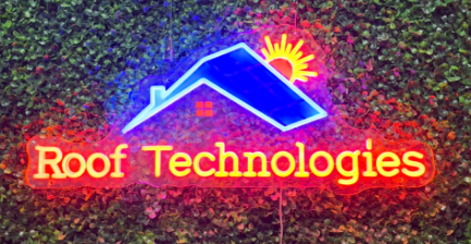 Roof Technologies Custom Roofing Neon Sign