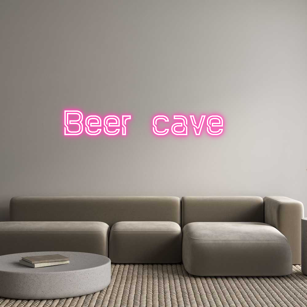 Custom Neon: Beer cave